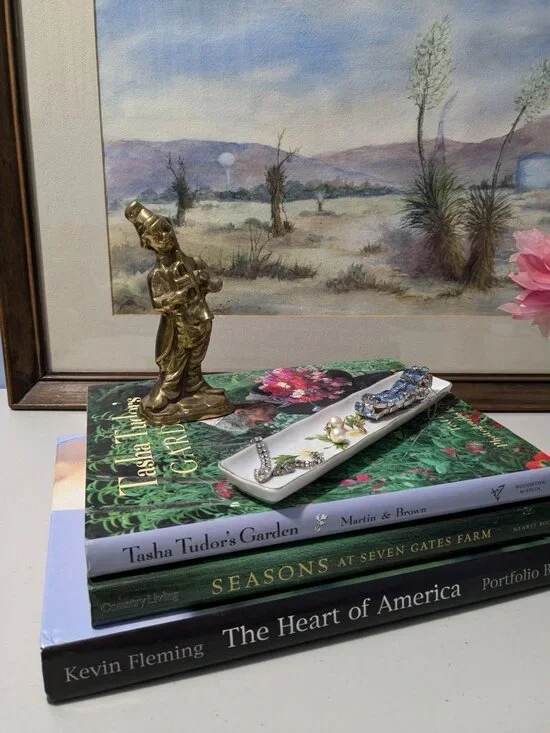 Lefton Vintage Japanese Hat pin olive relish Tray with Floral Daisy - Picture 9 of 9